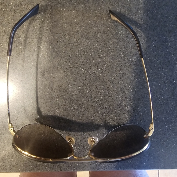 Ray-Ban Gold Aviator Sunglasses with Brown Lenses - Picture 3 of 6